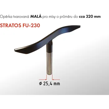 Příslušenstí k soustruhu GURTOOL Opěrka tvarovaná malá | STRATOS FU-230