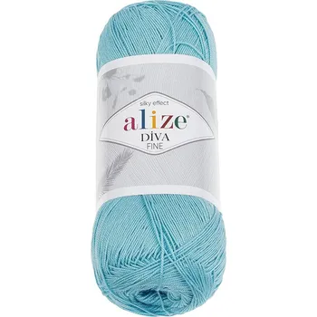 Příze Bellatex Příze DIVA FINE Modrá