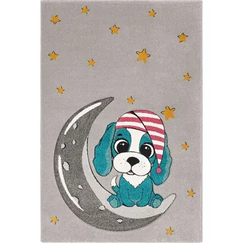 Koberec Breno Kusový koberec PASTEL KIDS A6/SRS, 120x170 cm, Šedá