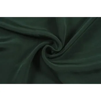 Hedvábný krep marokén, tmavě zelený, sartor.cz
