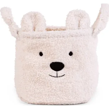 úložný prostor na hračky Childhome Koš na hračky Teddy Off White 25x20x20 cm 25x20x20 krémová