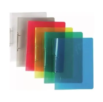 Pořadač PP A5 2-kroužkový - Lines červená