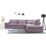 Rohová sedací souprava LINCOLN, pravá, fialová (Lincoln 63)