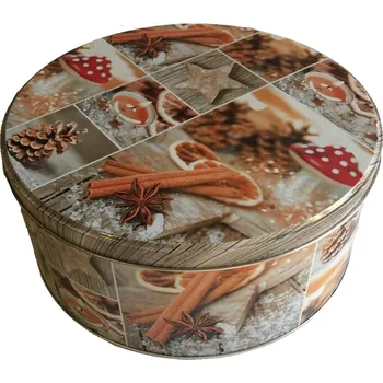 Dóza na potraviny Dóza na pečivo sada 3 ks design vánoce