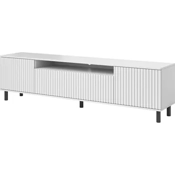 Jídelní stůl TV stolek RTV Agnes - černé nohy Bílá