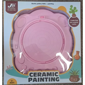 kreativní sada Hrnčířský kruh na baterie Růžový