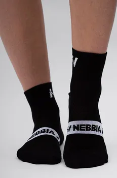 Dámské ponožky NEBBIA “EXTRA PUSH” crew ponožky černá 35-38