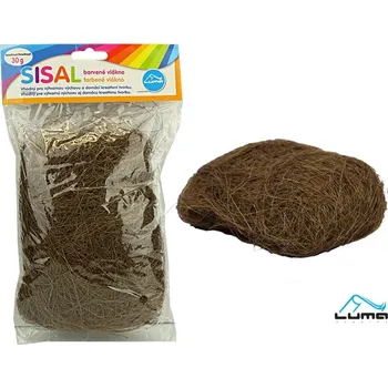 Sisal Luma, hnědý 30g