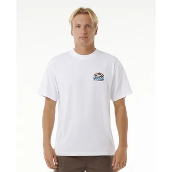 Tričko Rip Curl VAPORCOOL SEARCH TREK TEE White velikost L