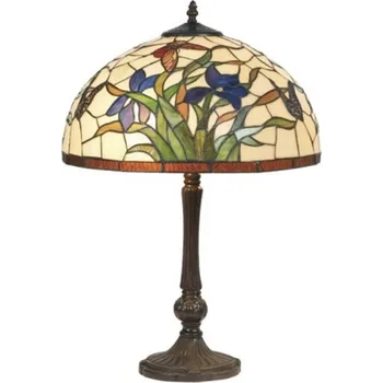 Lampička Artistar Stolní lampa Elanda v Tiffany stylu, 62 cm hnědá, rozmanitá 2 x 60 W - Doprava zdarma