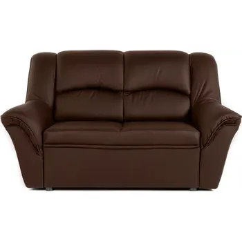 Pohovka Kožená pohovka 2 DUBAJ LUX, hnědá (S-12)