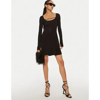 Dámské šaty Versace Jeans Couture Každodenní šaty 77HAO922 J0007 Černá Slim Fit 38