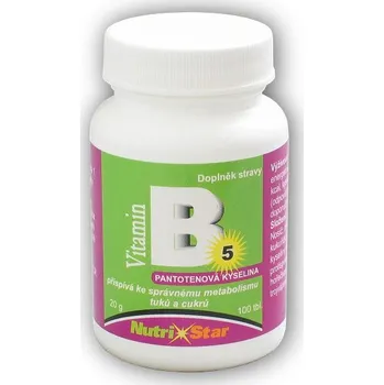 Nutristar Kyselina pantothenová B5 40mg 100 tablet