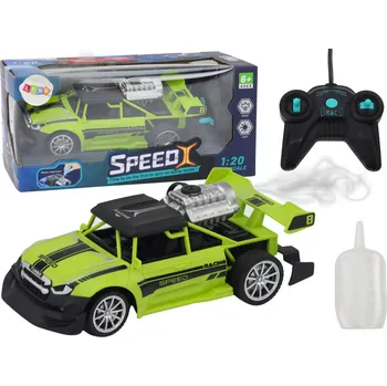 RC model auta RC auto s kouřovým efektem 1:20 zelené