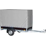 Plachta s konstrukcí UNI/PROFI/LPV 6, podchozí výška 170cm, šedá RAL7037 + přísl