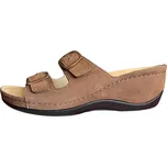 Berkemann 1752-439 dámské kožené pantofle hnědá Barva: Hnědá, Velikost: 40