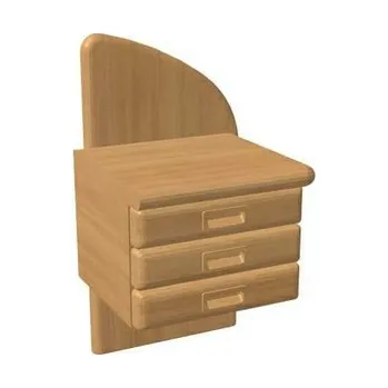 Noční stolek Noční stolek Rebeka Buk Doprava ZDARMA.