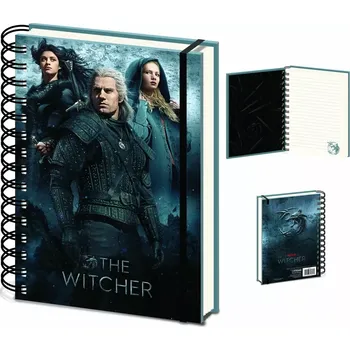 Blok CurePink Blok s kroužkovou vazbou Netflix The Witcher Zaklínač Connected By Fate A5 21 x 14,8 cm SR73545