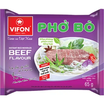 Potravina VIFON INSTANT RICE NOODLE BEEF Pho Bo Pravá Vietnamská polévka 60G