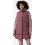 Dámská prodloužená vesta velikost XS dark pink