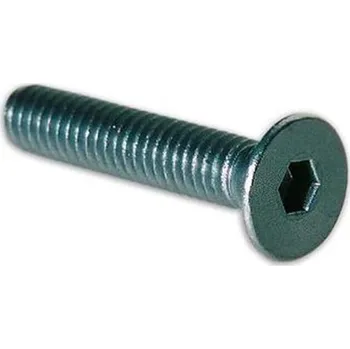 Šroub Šroub metrický M 8 x 10 mm, se zapuštěnou hlavou a vnitřním šestihranem, DIN 7991, ocel 10.9, zinek bílý, (100ks)