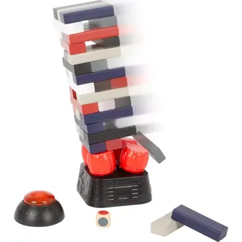 Dřevěná hračka Small Foot vratká věž Dynamit – vibrující balanční hra