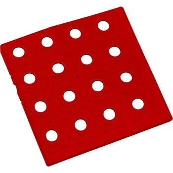 Rohožka Červený plastový roh AT-HRD, AvaTile - 13,7 x 13,7 x 1,6 cm (81717043) FLOMAT
