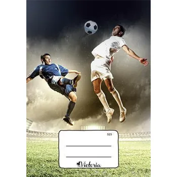 Sešit Victoria Paper 22547 A5 525 20 listů čtverečkovaný fotbal