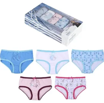 Dívčí spodní prádlo CERDÁ Dívčí bavlněné kalhotky 5ks DISNEY FROZEN, 2200007410