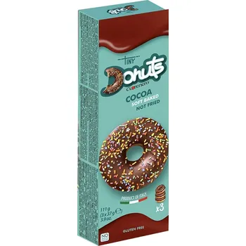 Dolceamaro SRL Donuty kakao 111g 3ks Cuorenero bez lepku 5294