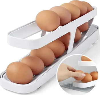 Stojánek na vajíčko De Gusto Egg Slider automatický podavač vajec bílý