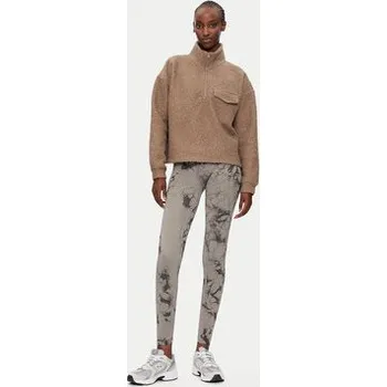 Dámská mikina Athlecia Mikina Florrie W Sherpa Half zip EA243308 Hnědá Regular Fit 34