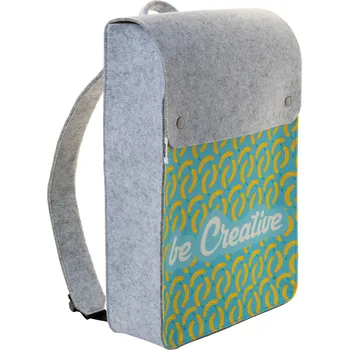 CreaFelt Back II batoh RPET na zakázku bílá