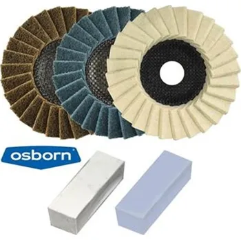 Brusný kotouč Osborn 6900040100 - Leštící sada pro ruční úhlovou brusku průměr 115 mm POLIMAXX 1, POLIMAXX 3, POLIMAXX 4