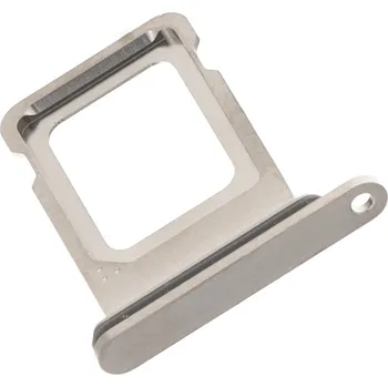 Šuplík na SIM kartu pro iPhone 15 Pro / 15 Pro Max ORI - Přírodní Titanová