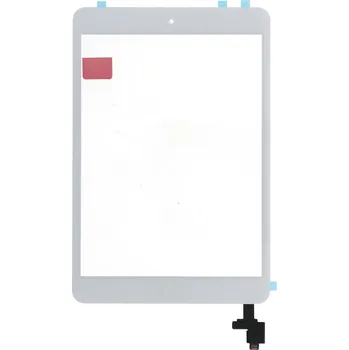 Touch Screen + Touch Screen Adhesive with Home Button Flex Cable for iPad Mini/Mini 2 White OEM