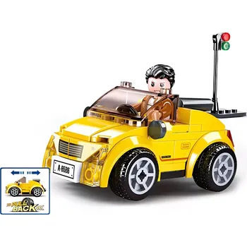 Stavebnice Sluban Sluban B0900 Žlutý kabriolet
