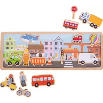 Bigjigs Toys magnetické město