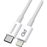 USB‑C na Lightning kabel FONENG X31 2 m 3 A 20 W bílý