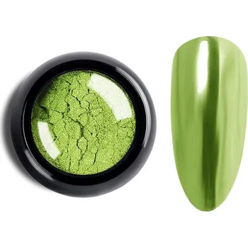 Přípravek na nehty CuteNails Lešticí pigment - Chromatic Mirror Effect: Light Green