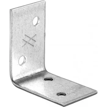 Tesařské kování Simpson Strong-Tie® ANPS208880 - Úhelník konstrukční děrovaný typ ANPS rozměr 82 x 82 mm šíře 80 mm, tloušťka 2,0 mm