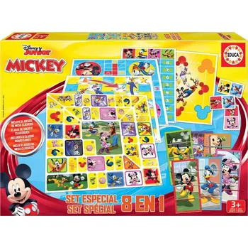 Desková hra Soubor her MICKEY A PŘÁTELÉ 8v1