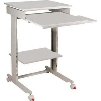 Psací stůl Twinco Počítačová pracovní stanice Twin 6820, šedá