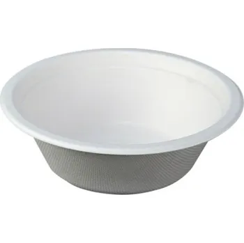 Jednorázové nádobí VIBAL Miska BIO kulatá z cukr. třtina1000ml 100ks/4bal