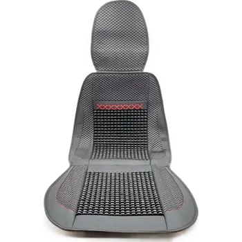 Potah sedadla Potah sedadla kuličkový s lemem, 63x49cm, černý (Kuličkový potah předního sedadla)