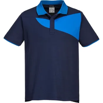 Pánské tričko PORTWEST Polokošile S/S PW210, krátký rukáv POR-PW210NRRXXL 2XL Navy/modrá královská