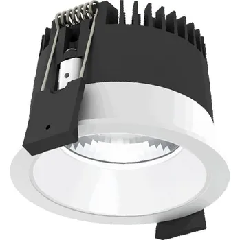 Illuxtron Zajímavé vestavné svítidlo Strada 75 LV Teplota chromatičnosti / Stmívání: 4000 Kelvinů / Nestmívatelné, Barva vnější / barva vnitřní: Bílá / Bílá, Úhel vyzařování: 24° 855G03659K02