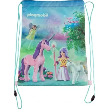 Školní sáček Astra Sáček na přezůvky PLAYMOBIL Fairies, PL-18, 507020048