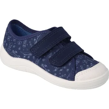 Chlapecké tenisky Tenisky plátěnky kecky Befado Tim 772X008 772Y008 modré SKATE suchý zip velikost: 28