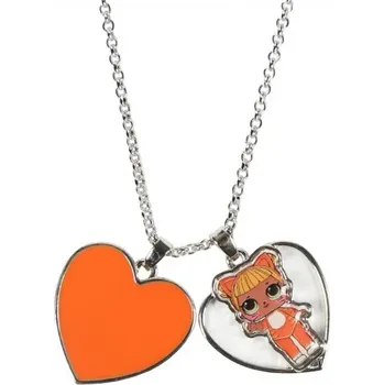 Náhrdelník CERDÁ Dívčí náhrdelník s přívěskem LOL Surprise Oranžový, 2500001118
